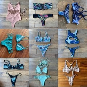 Available bikinis and listings. Message if interested!